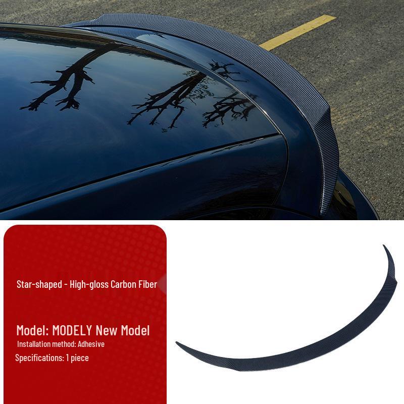 Compatible Rear Spoiler Wing for 2025 Tesla Model Y - Performance Modification