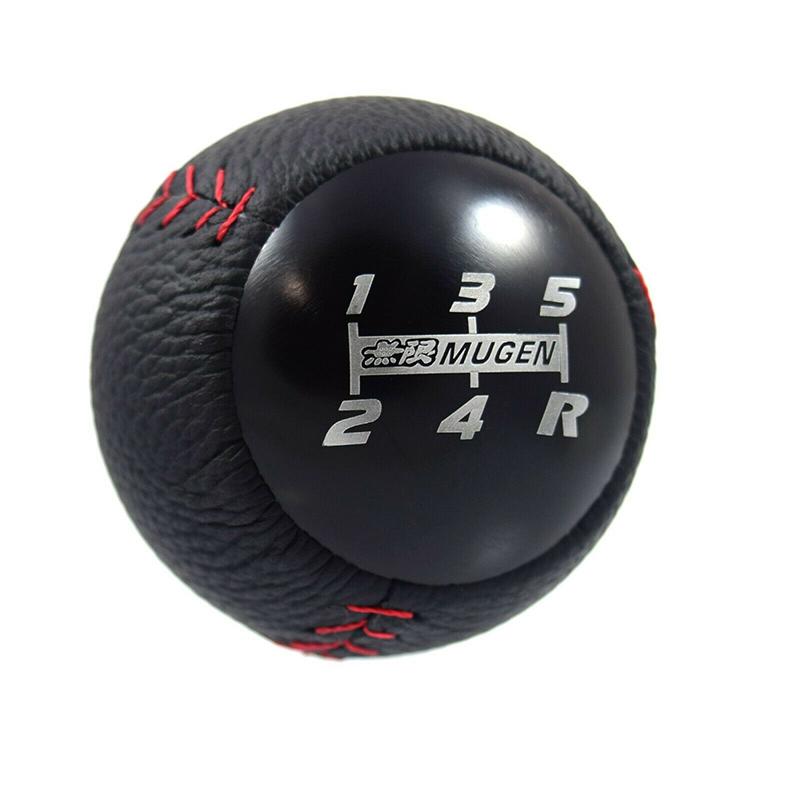 JDM Mugen Leather Aluminum Gear Shift Knob for HONDA CRZ Type R Civic FA5 FG2