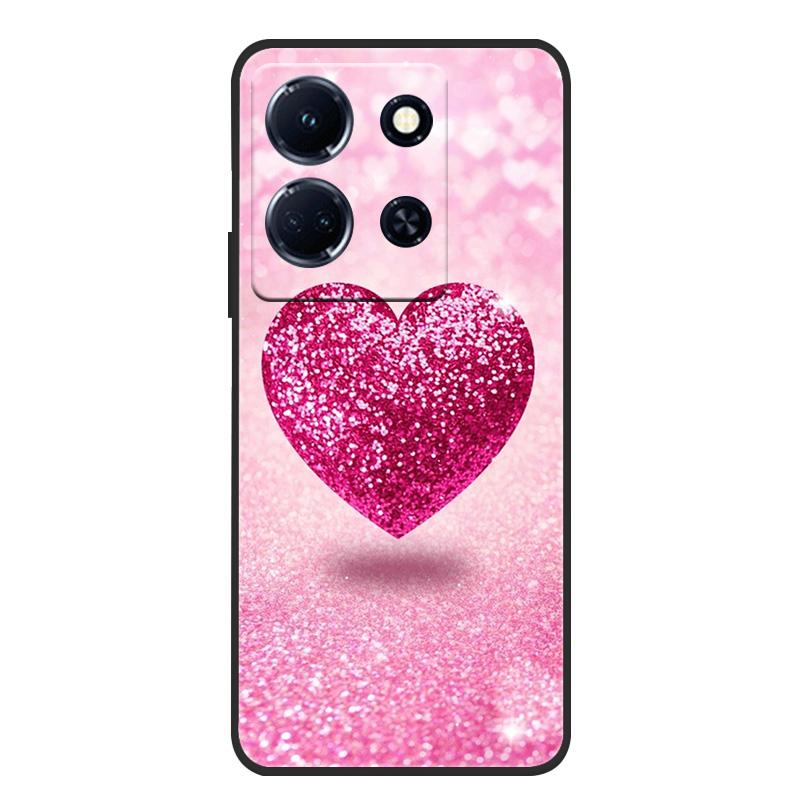 Schutzhülle aus weichem, mattem Silikon in Marmoroptik für Infinix Note 30 4G, passend für Infinix Note 30 Pro, 30i und 30 VIP – Rundumschutz