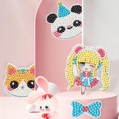 DIY Princess Diamond Painting Sticker Educational Stress Relief Clear Pattern Parent-child Diamond Art Mosaic Stickers