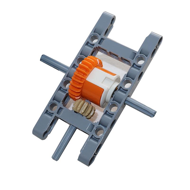 Building Blocks Drive Car Front Back Suspension Steering System Differential Gears Self-Locking Bricks MOC Technical Parts