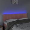 VidaXL LED Headboard Bedroom Furniture Double Bed Accessory Head of Bed Frame Interior Pink 3121903
