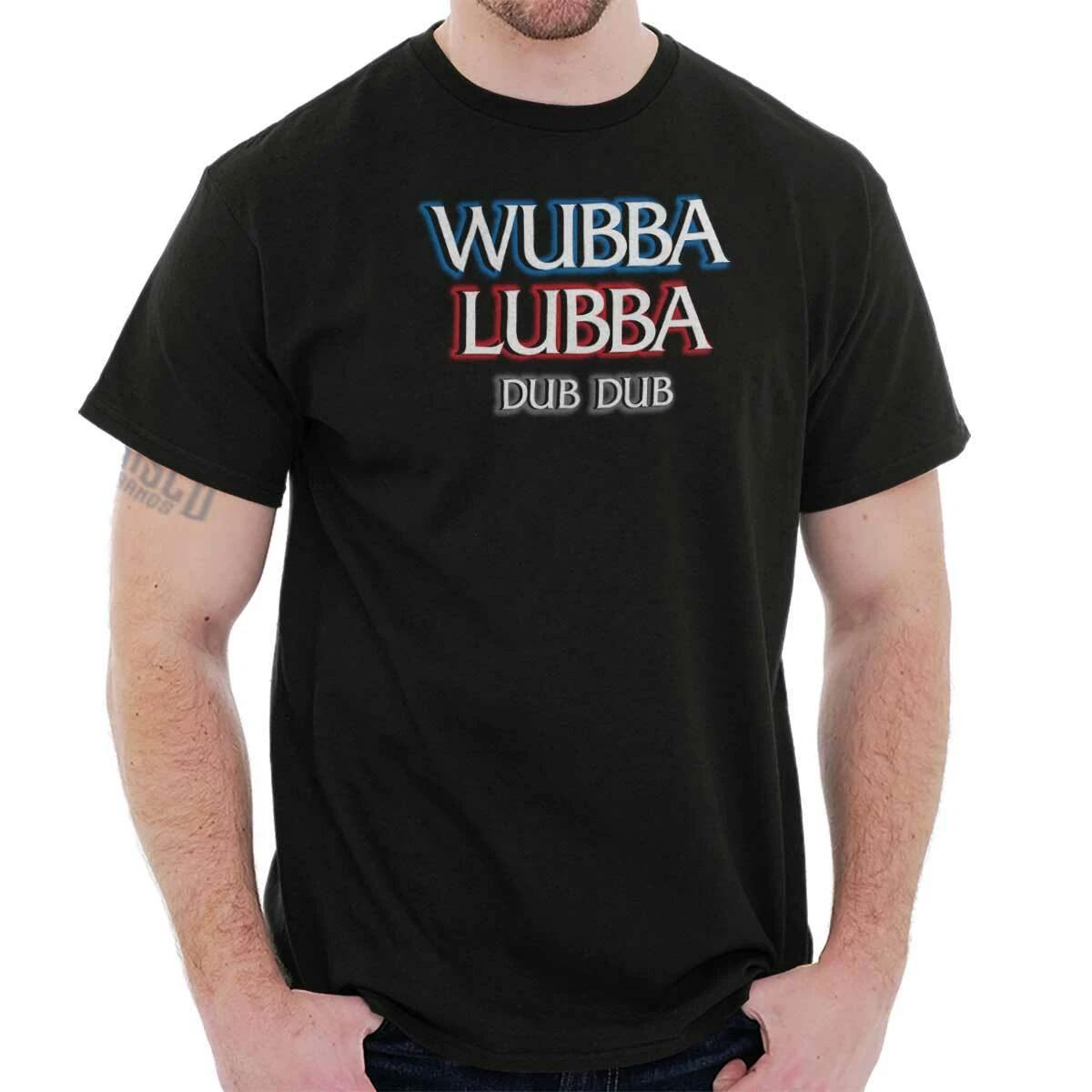 Funny Wubba Lubba Dub Dub Cartoon TV Show Womens or Mens Crewneck T Shirt Tee XL