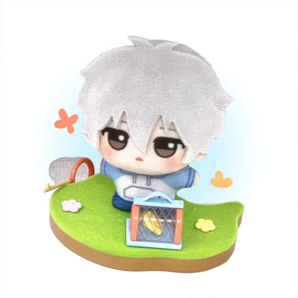 10cm Mini Anime Plush toy Stuffed Doll Seishiro Nagi plushie cute Starfish body doll Bag Pendant Keychain Toy For fans Gifts