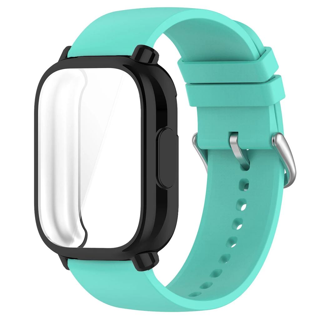 22mm Silicone Strap With Case For Xiaomi Redmi Watch 5 Active Lite Smart Watch Wrist Band And Case For Redmi Watch 5 Lite Active