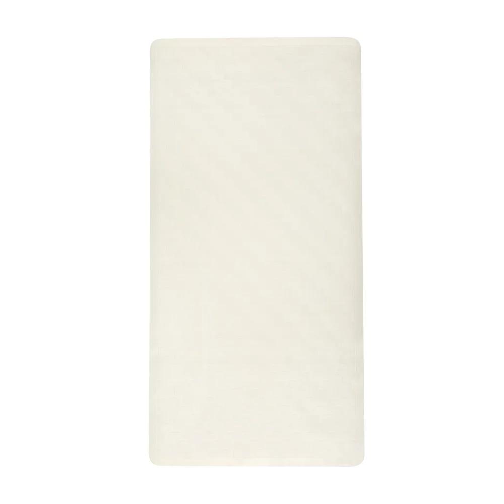Rubber Bath Mat with Suction Cups Non-Slip Cushioned Surface Rectangle In-Tub Use Machine Washable Bathroom Essential