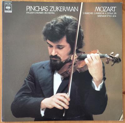 LP Deska PINCHAS ZUKERMAN, ENGLISH CHAMBER O - Wolfgang Amadeus Mozart, 2 Pochody  25AC782 CBS SONY 1977 Japonsko Klasická