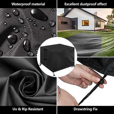 300D Air Conditioner Cover For Outside Unit Dustproof AC With Storage Bag Protector Winter Exterior Durable Waterproof Snowproof