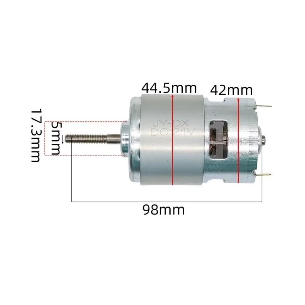 Metal Shell DC Motor 755 Type Power Motor Efficient Grass Trimmer Motor Grass Trimmer Refit