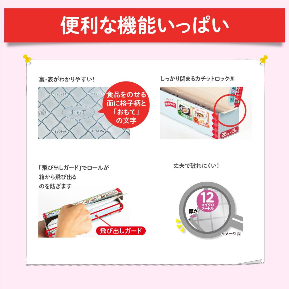 Foil Sheet for Frying Pan 25cm X 10m Kicinto-san