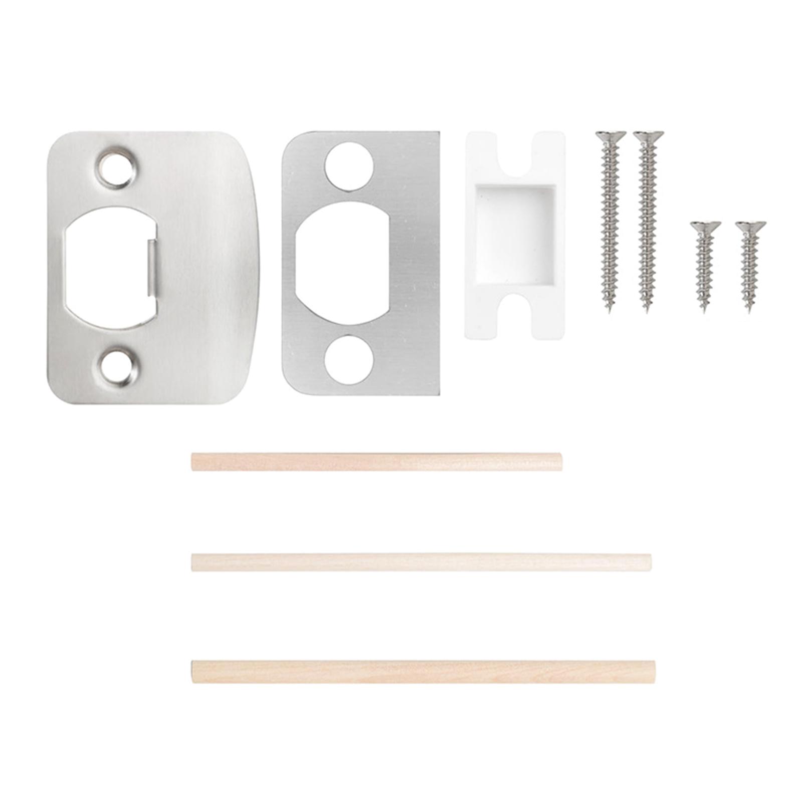 

Home Door Hardware set Featuring Polished Strikes Plate Door Lock Repair Tool set Home Security Hardware Quick Fixing