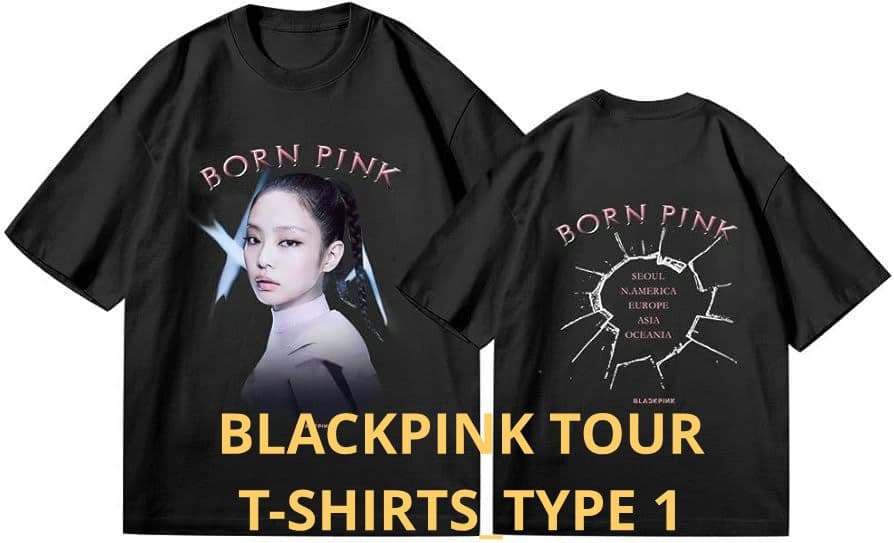 

[USED] BLACKPINK BORNPINK T-shirt TYPE1 Jennie