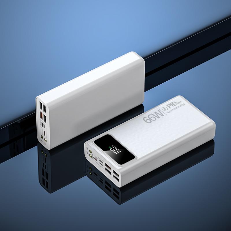 100% Origina 50000mAh powerbank fast charging With 4 USB 3 inputs Portable charger iphone power bank 20