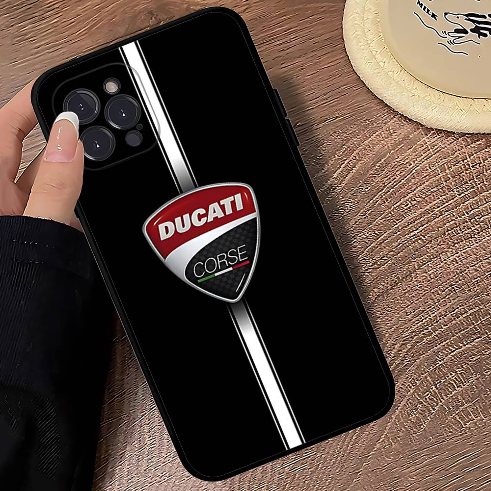 

Мотоциклетные гонки D-Ducaties Для IPhone 17 16 15 14 13 12 11 Pro Max Plus Ударопрочный Черный Мягкий Чехол для Телефона iPhone 11