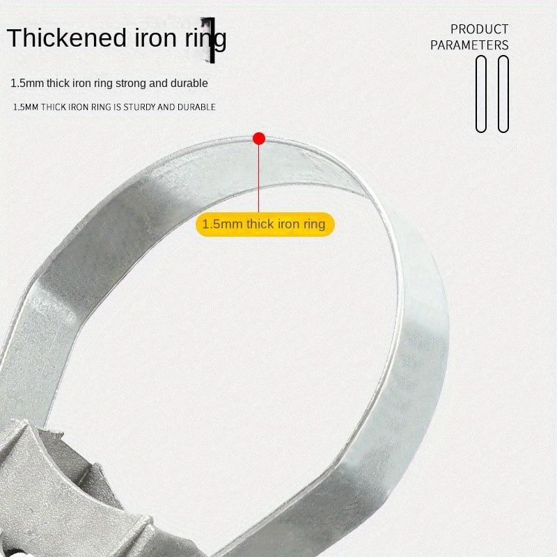 Rukojeť elektrického kladiva: Protiskluzový, Nastavitelný, Zesílený Železný Kroužek - Materiál Průmyslové Kvality z Legované Oceli