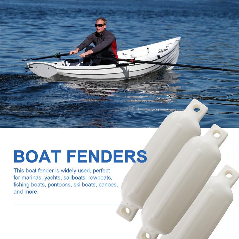 Boat Fenders Bumpers PVC Dock Bumpers Boat Protection Buoys Sailboat Mooring Buffer Fishing Boat(3PCS)