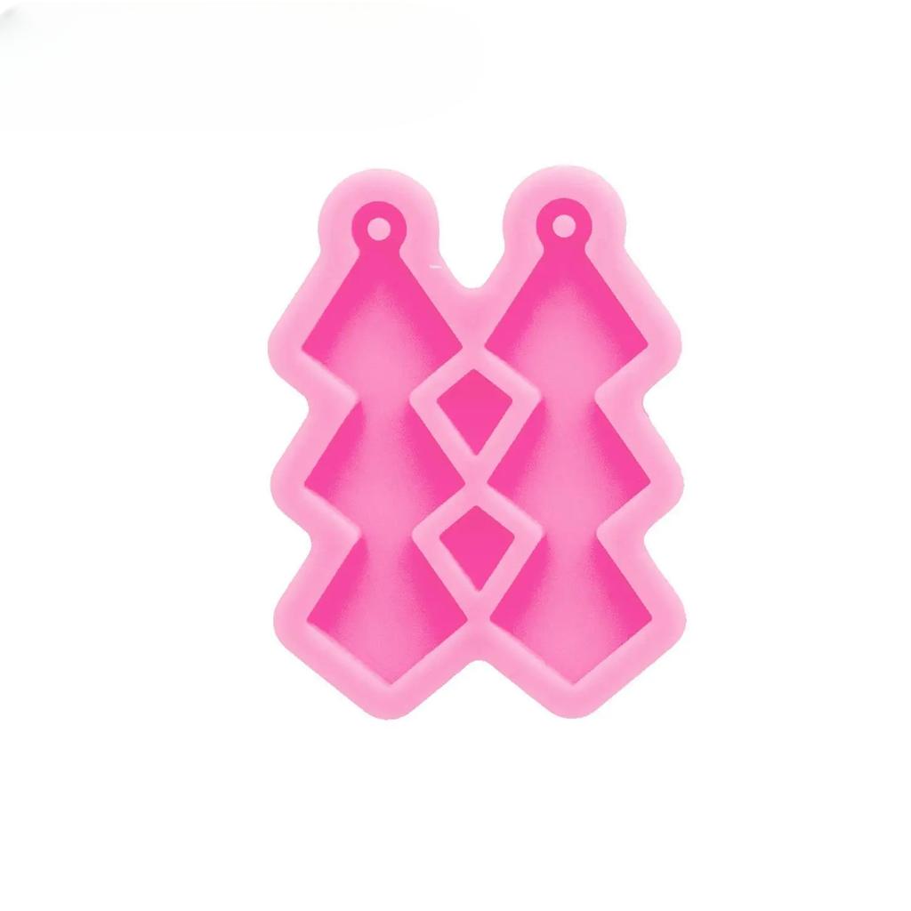 Glossy Horseshoe/Heart/Kunai Knife Earrings Silicone Molds Make Crafts with Epoxy DIY Handmade charms Resin art Mold