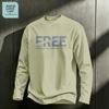 Jeanswest Life Men's Loose Fit Cotton Crewneck Long-Sleeve Tee