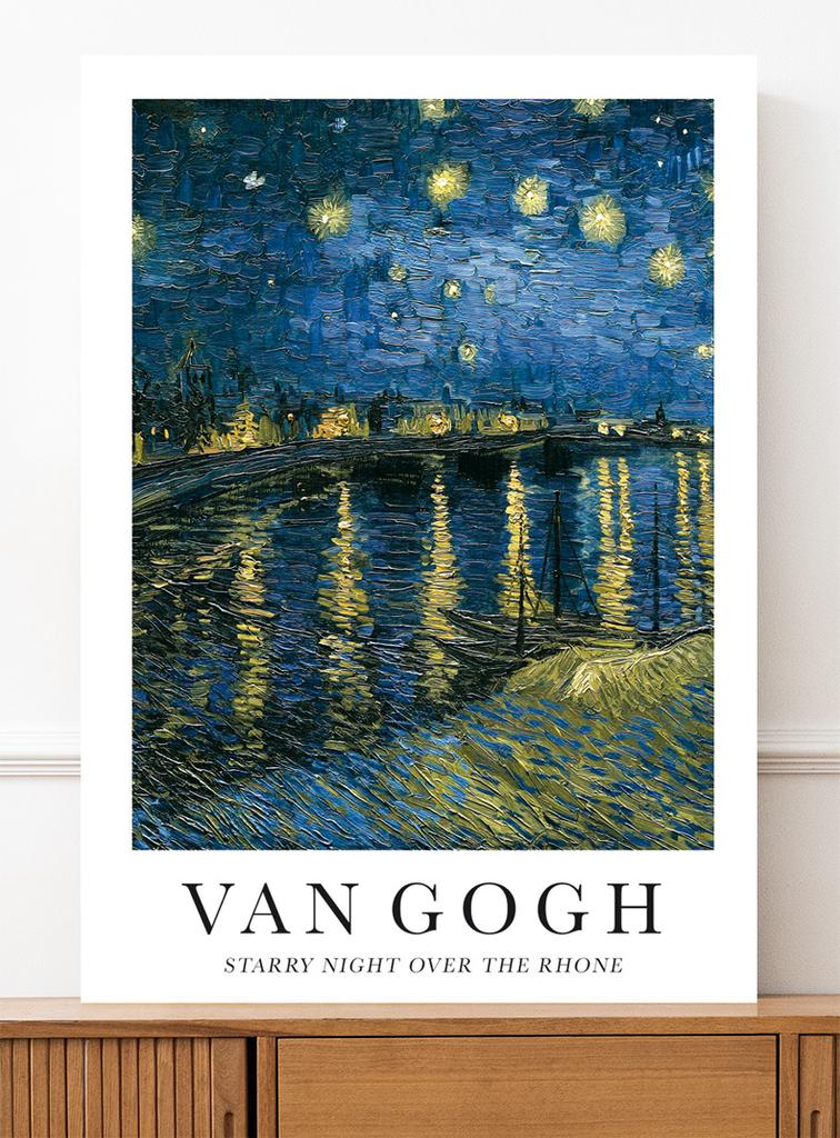 Poster Van Gogh Over the Rhone