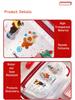 Lovely Circus Flip Pencil Case Pen Bag Minimalist Cartoon Animal Dalmatlans Croissant Multi-Layer Stationery Pouch