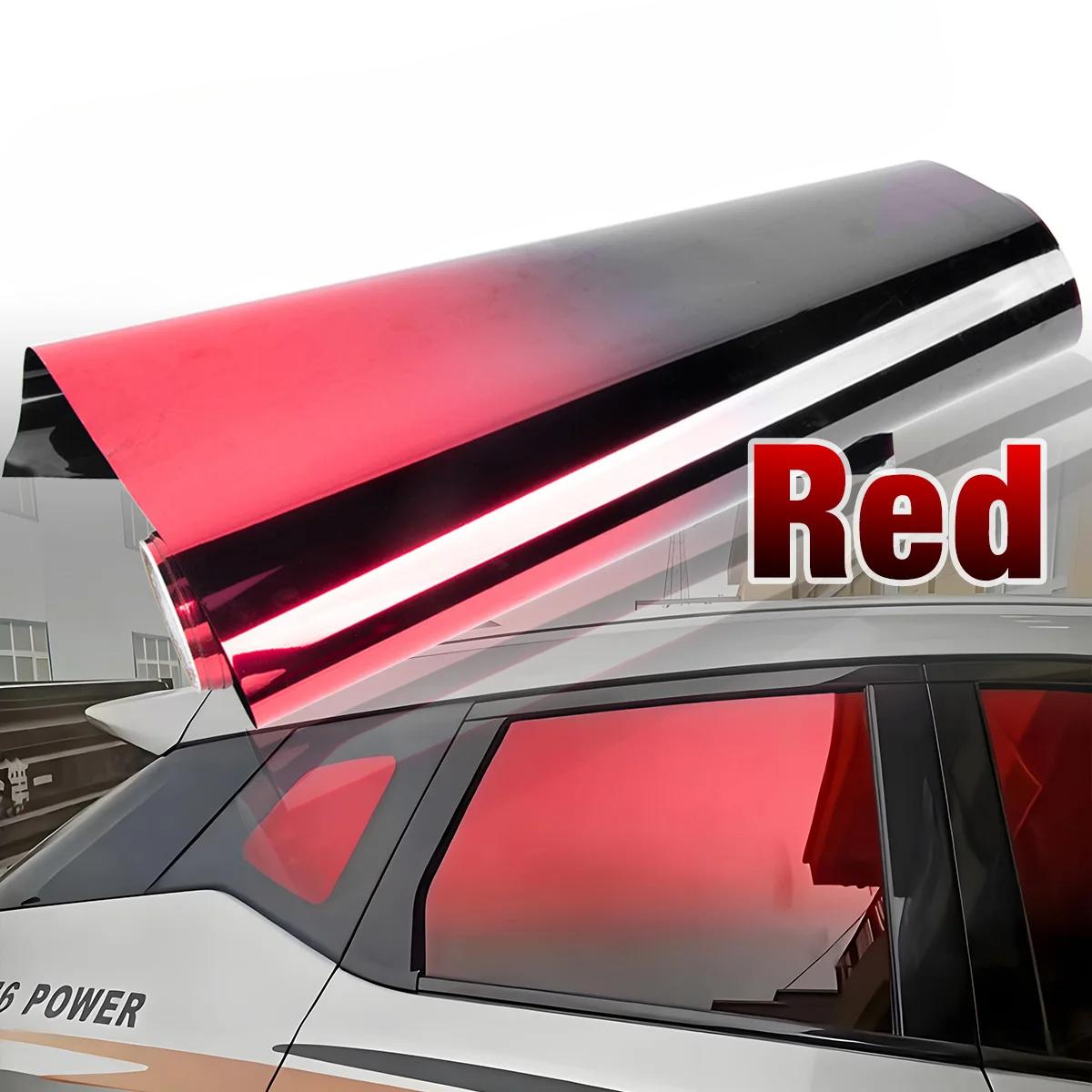 

3M Автомобильная градиентная пленка для автомобиля Лобовое стекло с защитой от УФ-лучей Теплоизоляционная пленка для изменения цвета Внешние аксессуары 50cmX300CM красный