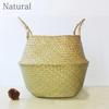 Straw Woven Flower Pot Basket - New Grass Planter for Indoor Outdoor & Multi-Use Dirty Basket