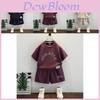 Trendy Boys Summer Outfit Set 2024 Soft Cotton Short Sleeve T-shirt And Shorts For Kids