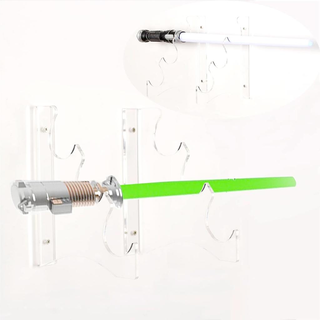 Schwert Aufhänger Display Halter Acryl Wandmontiert 3 Ebenen Schwertständer für Einzelhandelsgeschäfte Heimdekoration