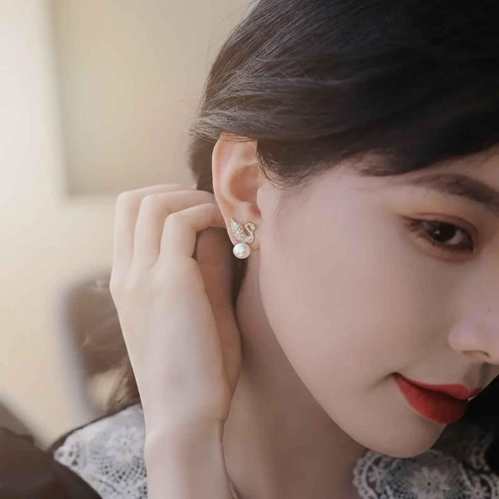 Take A Swan Dive Earring for Women | Stylish Lightweight
