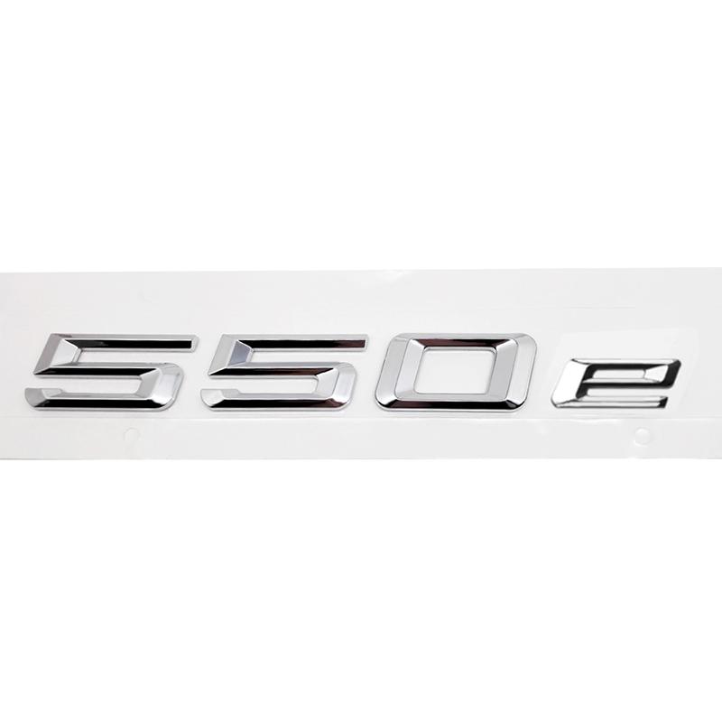 ABS Auto Kofferraum Heck Buchstaben Logo Plakette Emblem Aufkleber für BMW 5er Serie 520e 525e 528e 530e 535e 540e 550e E39 E60 E61 F10 F11 G30