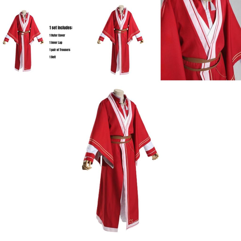 Vintage Hanfu Style Cosplay Clothing Set For Adults Complete With Accessories