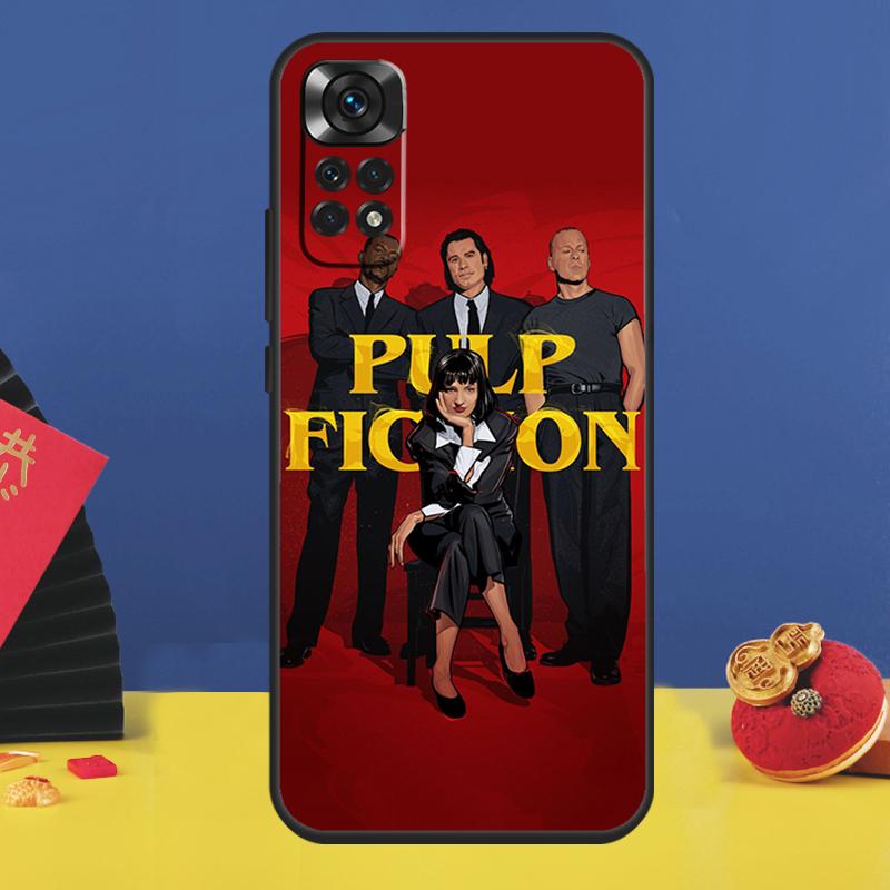 Pulp Fiction Case For Xiaomi Redmi Note 14 13 Pro 12 10 11 15 Pro Plus Redmi 15 15C 10C 12C 13C 14C Cover