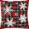 New Christmas Pillow Cover, Deer Snow Festival Decoration, Home Sofa, Living Room Pillow, Cushion Cover