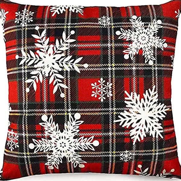 New Christmas Pillow Cover, Deer Snow Festival Decoration, Home Sofa, Living Room Pillow, Cushion Cover