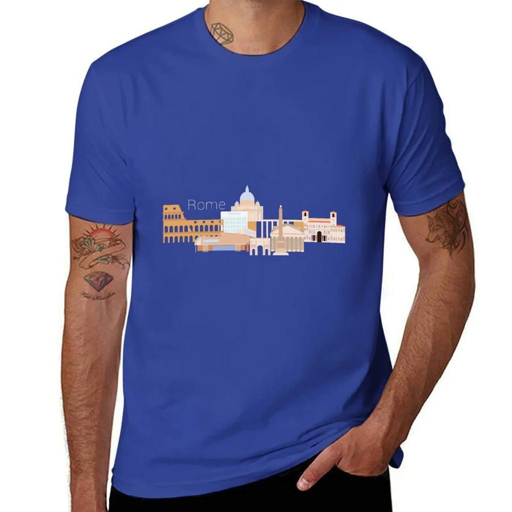 Rome T-Shirt graphic t shirts plain mens white t shirts