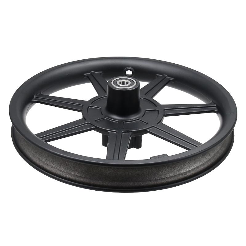 14 Inch 14X2.125 Disc Brake 6-hole 6200 Bearing Reinforced Iron Front Wheel Hub for Driving Electric Folding Car