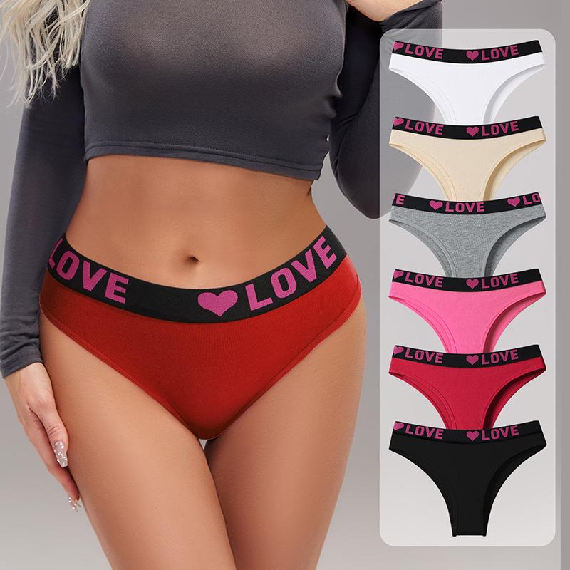 Plus Size Women's Low Waist Triangle Panties - Pure Cotton Sporty Style Underwear