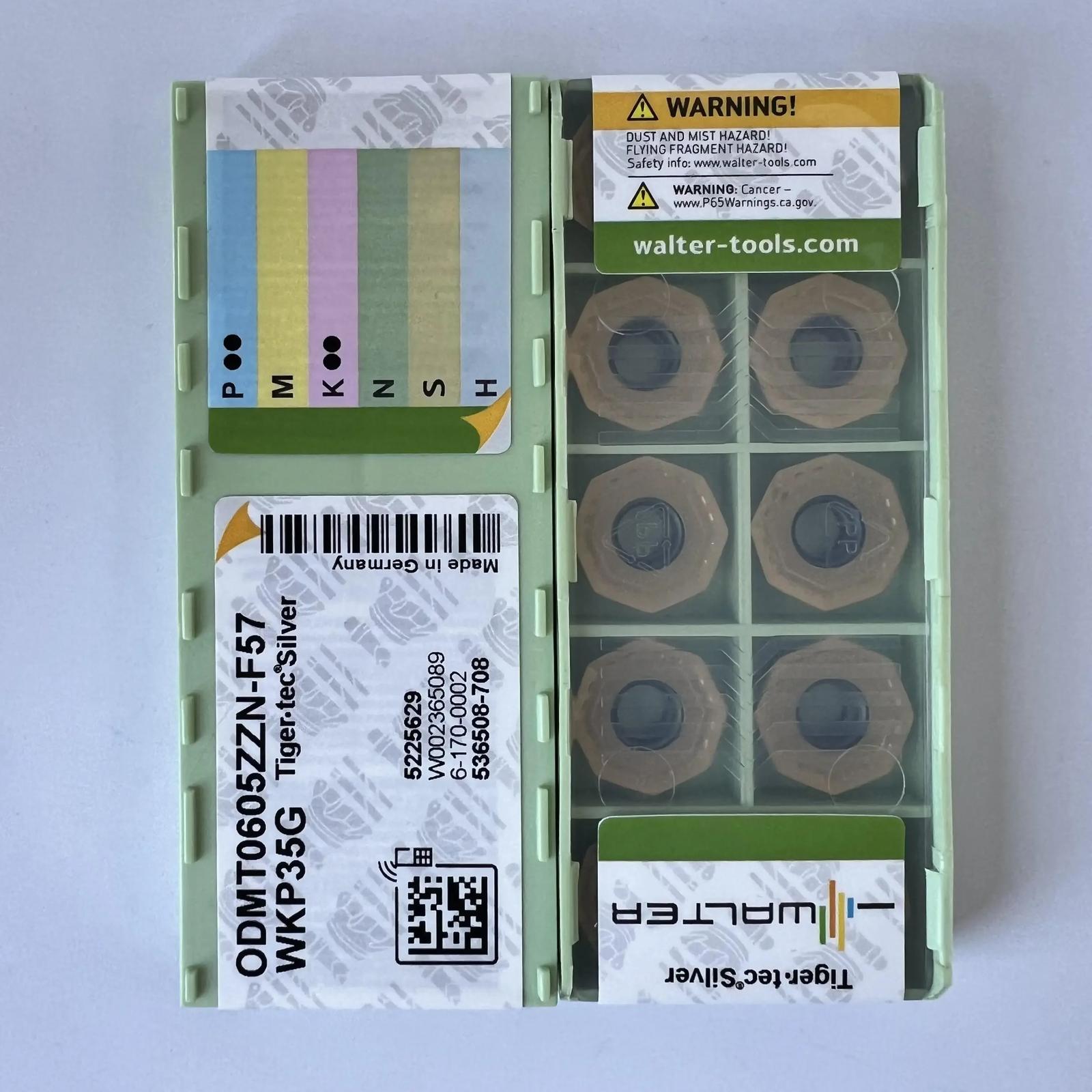 

Original / ODMT0605ZZN-F57 WKP35G / Industrial indexable Carbide Inserts 10 Pcs