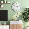 Silent Movement Wooden Wall Clock Round Shape Silent Wall Clock Hanging Wall Clock  Living Room