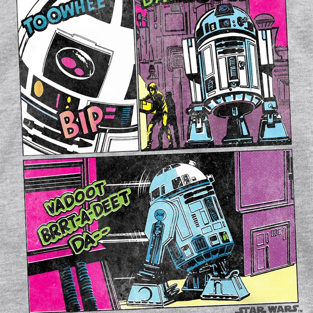 Star Wars Childrens/Kids To The Rescue R2-D2 Heather Hoodie