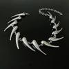 Thorn Geometric Silver Barbed Irregular Metal Necklace - A Unique, High-end, Small-sized Accessory with A Sense of Exclusivity.