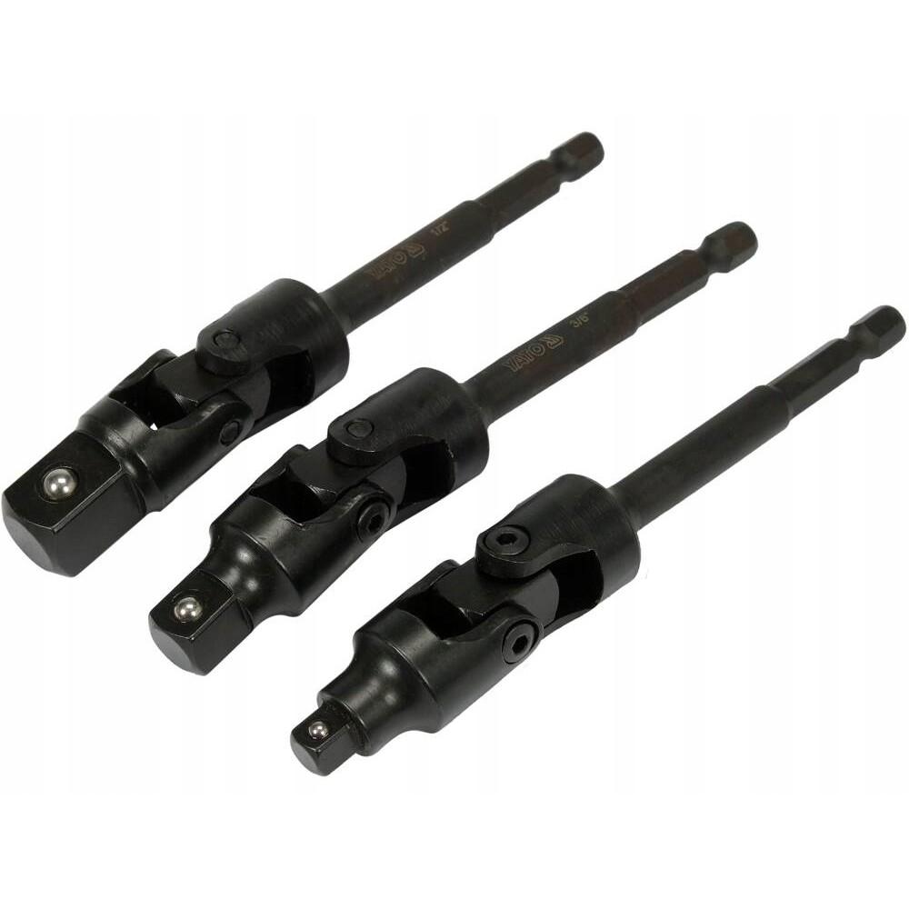 Yato Adapter & Pilot Drill Set (Pack of 3)