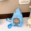 Single Shoulder Print Crossbody Chest Bag For Kids Nylon Durable Gift