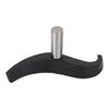 Curved Lathe Tool Rest Alloy Steel and Cast Iron 25mm Diameter Column Woodturning Lathe Tool Rest