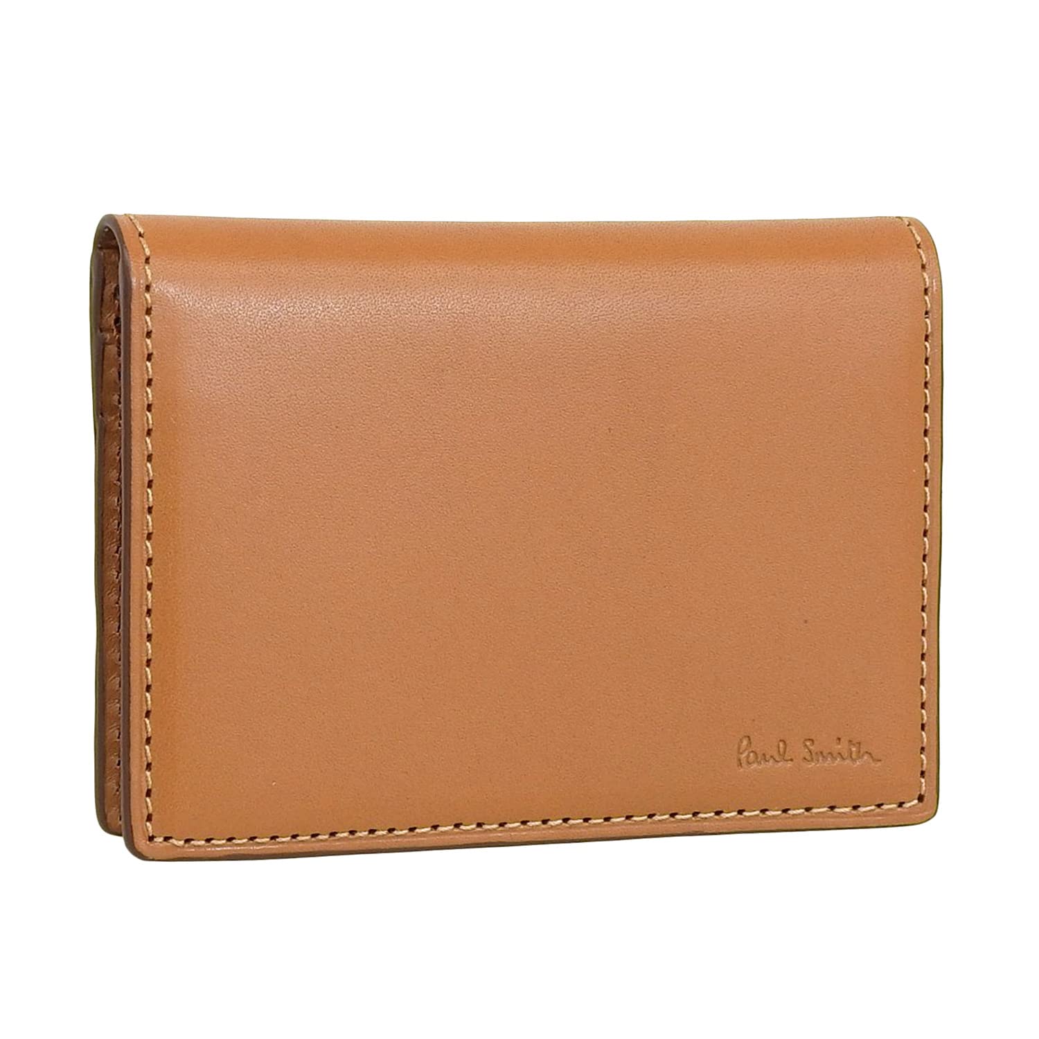 

Paul Smith и Card PSMP Мужской Женский Чехол, Аутлет, Кожа, Верблюжий, [Б/у]