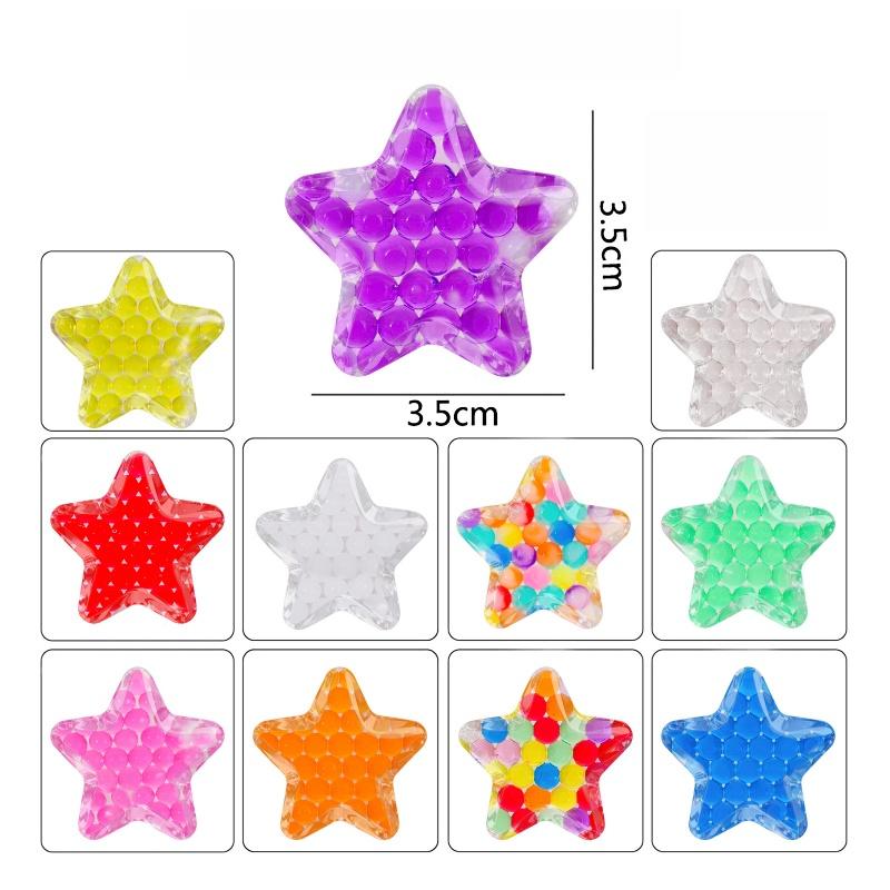 15PCS Sensory Stress Balls Five Pointed Star Grape Ball Fidget Toys Adults Kids Pentagram Squeeze Ball Sensory Toys Party Favors