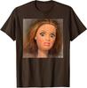 Funny Disgusting Doll Face Meme Design Funny Doll Unisex T-Shirt