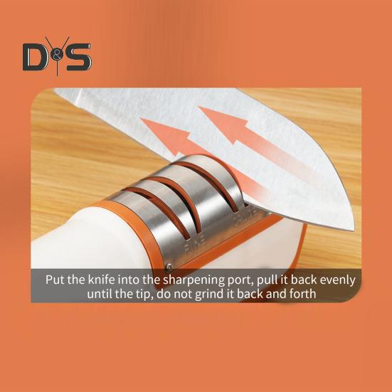 Elektrický ořezávátko nožů dobíjecí 2stupňový bezpečnostní design ořezávátko nůžek do kuchyně Rychlý a účinný nástroj na broušení čepelí