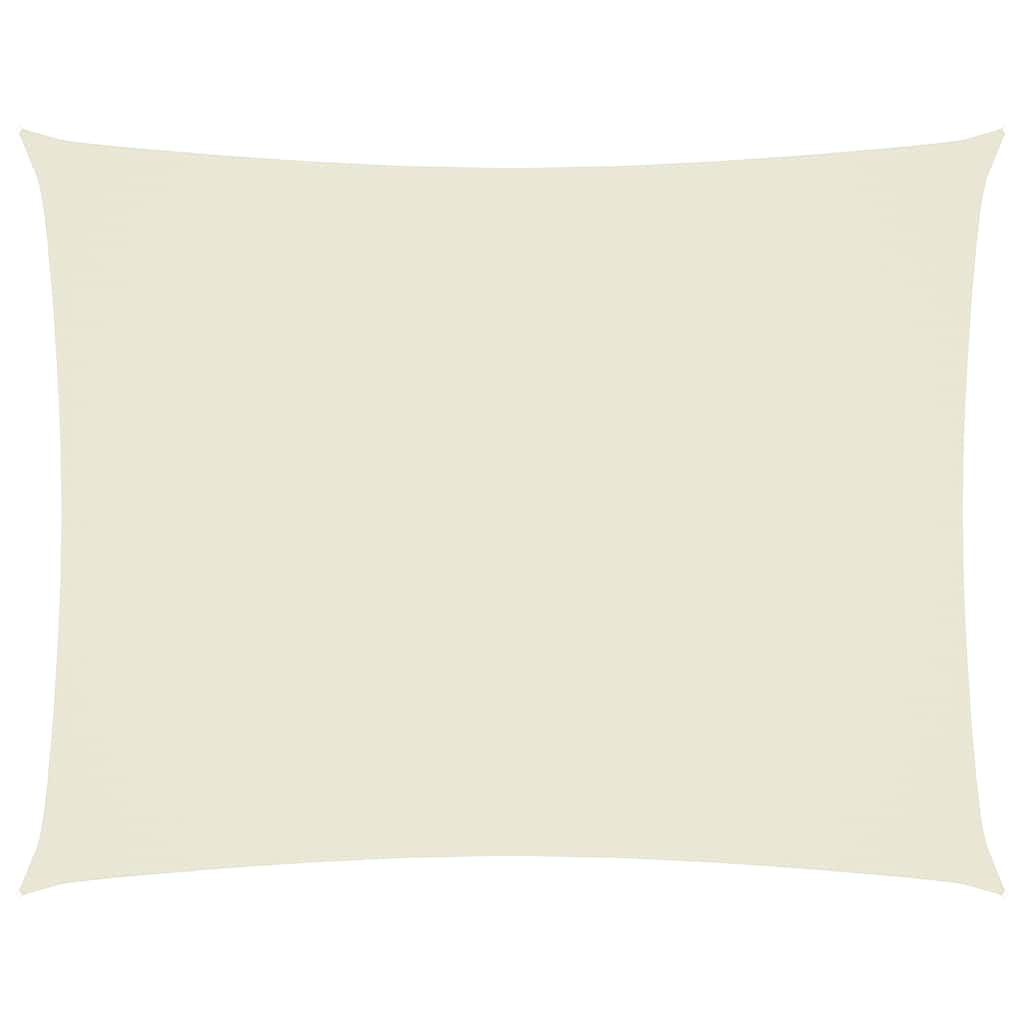 vidaXL Sun Sail Oxford Fabric Rectangular 3.5x5 M Cream