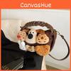Puppy Cute Capybara Animal Plush Doll Crossbody Handbag For Playtime Girls